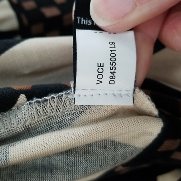 Diane Von Furstenberg Black and Cream Geometric Wrap Dress - Picture 8 of 14